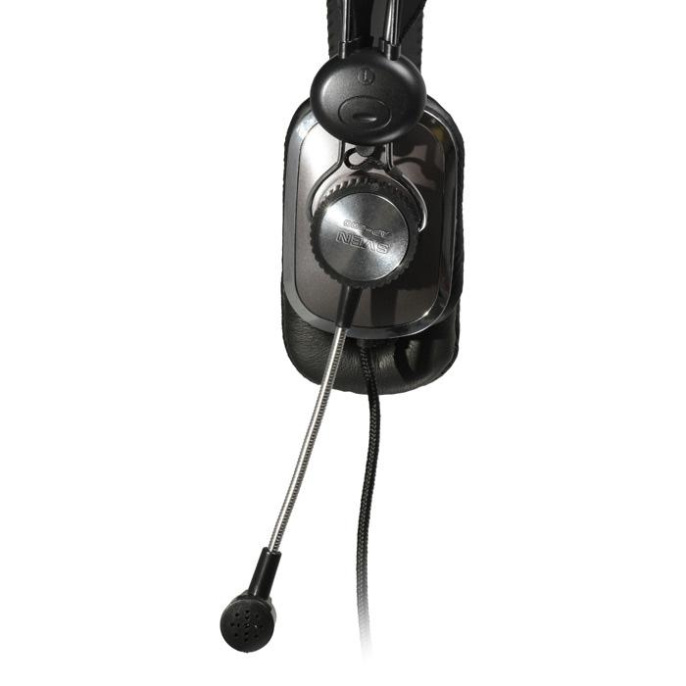 Наушники с микрофоном Sven AP-600 черный 2.2м накладные оголовье (SV-0410600)