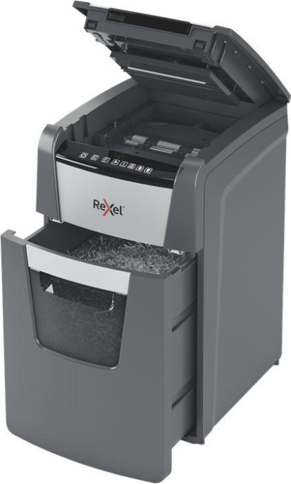 Уничтожитель бумаг Rexel Optimum AutoFeed 150X, с автоподачей, P-4, 4х28 мм, 150 лист. одновременно, 44л [2020150xeu]