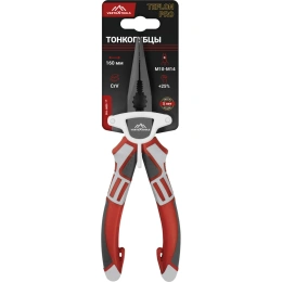 Тонкогубцы vertextools TEFLON PRO трехкомпонентная рукоятка, 160 мм 4200-160