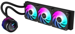 Система водяного охлаждения Gigabyte Aorus Waterforce X II 360 ARGB Soc-TR4/sTR5/AM5/AM4/1200/1700/1851 черный 4-pin 12-37.5dB Al LCD Ret (GP-AORUS WATERFORCE X II 360)