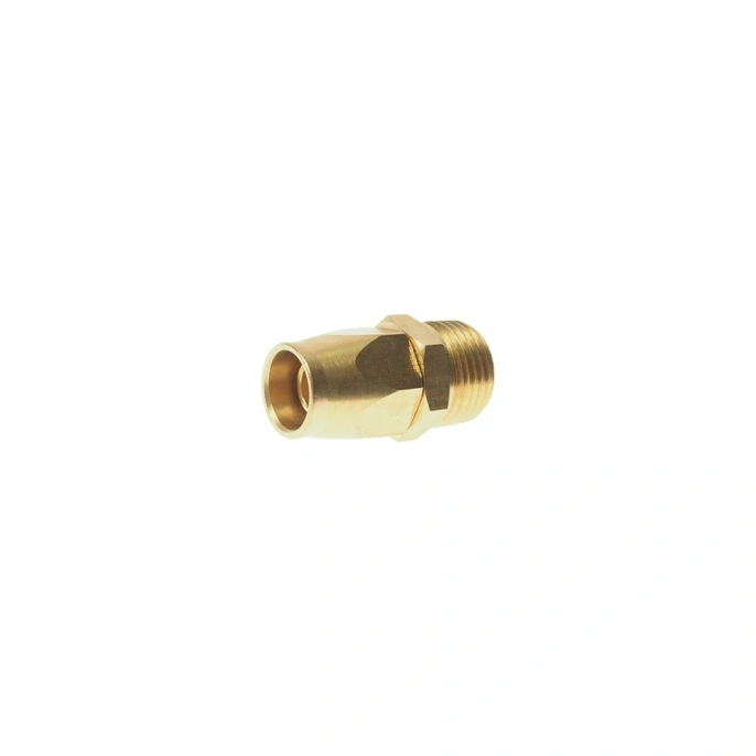 Соединитель резьбовой 1/2 с зажимом для шланга 10х14 мм ROCKFORCE RF-B1410/4(15062)