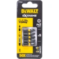 Биты ударные IMPACT Torsion Ph2, 25мм, 5шт. DEWALT DT7994T