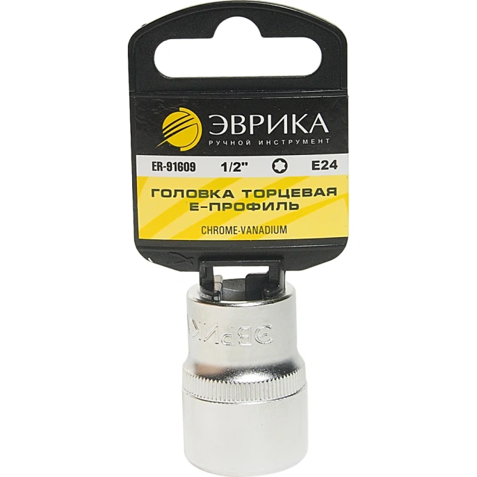 Головка торцевая Эврика Е24 1/2 TORX L=40мм с держателем ER-91609H 967926