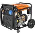 Генератор инверторный CARVER PPG-10000IЕ +ATS 8/8,5кВт, 220/12В, 2+1 розетки, дисплей, колеса 01.020.00044