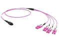 Оптическая соединительная сборка 08 x 50/125 OM4, MTPf/LCHD Uniboot, тип UW, LSZH, 5 м 82224968