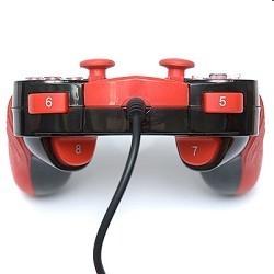 Dialog Action GP-A15, черно-красный {Геймпад, вибрация, 12 кнопок, USB}