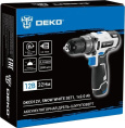 Дрель-шуруповерт аккумуляторная DEKO DKCD12V SNOW WHITE 083-1106