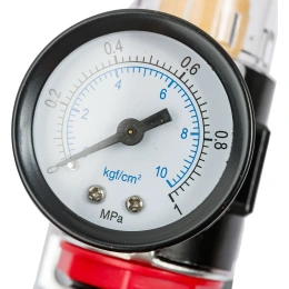 Фильтр-влагоотделитель для компрессора с регулятором давления 1/4"; манометр; 10 бар Gigant GAFR2000