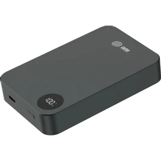 Внешний аккумулятор (Power Bank) Cactus CS-PBFSTA-10000,  10000мAч,  серый
