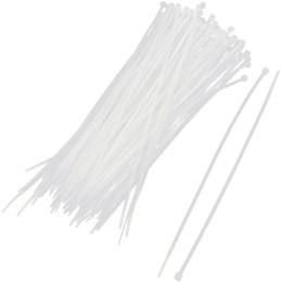 Стяжка пластиковая WRLINE 200мм х 2.5мм, нейлон 6.6, 100шт [wr-shn-25-200w]