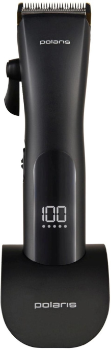 Машинка для стрижки Polaris PHC 2500 черный 3Вт насадок в компл:6шт