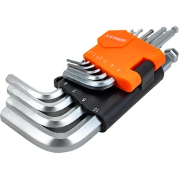 Набор г-образных шестигранных шаровых ключей 10 шт Gigant, размеры 1,5-10мм, grf-122