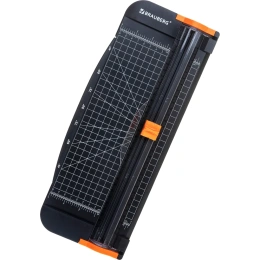 Роликовый резак BRAUBERG SUPER A4, до 12 л, длина реза 310 мм, линейка, А4 532328