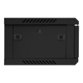 Шкаф телекоммуникационный 19" настенный 4U ExeGate EC-WM-4U.450.M.BLACK 19”, 4U, 600x450x280mm ШхГхВ , передняя дверь металл, съемные боковые панели, пыле- и влагозащита IP23, черный RAL 9004 EX300252RUS