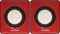 Акустическая система 2.0 ExeGate Disco 140 Red (питание USB, 2х3Вт (6Вт RMS), 100-20000Гц, красный, Color Box) EX289920RUS