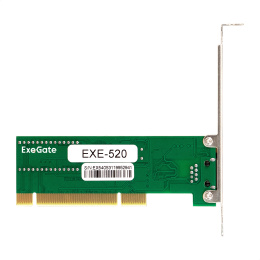 Сетевой адаптер ExeGate EXE-520 (PCI v2.2, 1xRJ45, UTP 10/100Mbps, Realtek Chipset RTL8139D) EX281223RUS