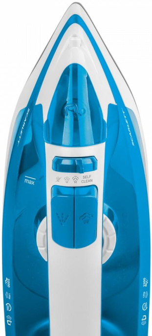 Утюг Scarlett SC-SI30P17, 2200Вт, синий/белый