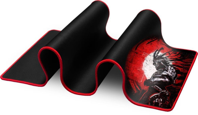 Коврик для мыши Defender Liberty (XL) черный/красный, ткань, 800х300х3мм [50562]