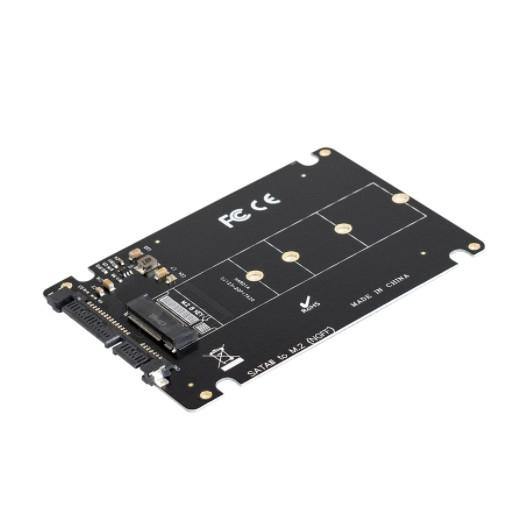 Переходник ExeGate EXE-527 M.2 B key - 2.5" SATA, для установки SSD M.2 в отсек 2.5" EX283708RUS