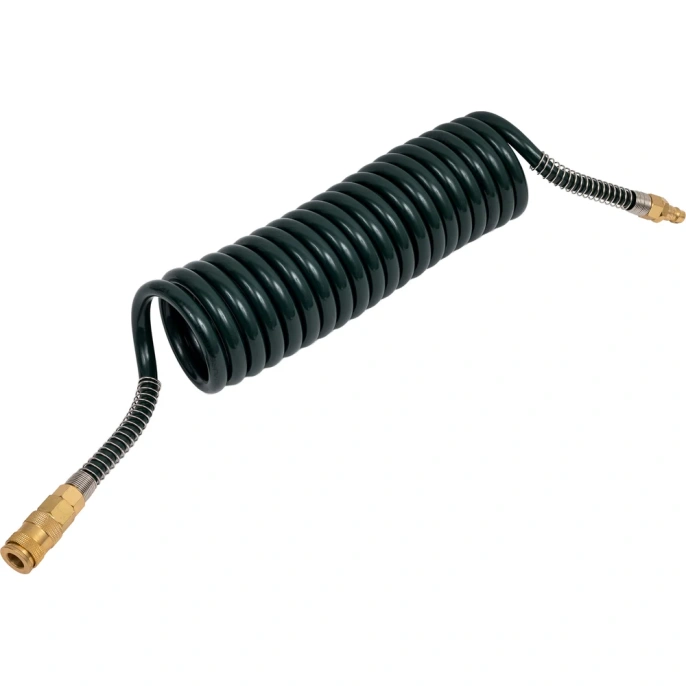 Шланг витой, полиуретановый с быстроразъемами 12х8 мм, 5 м ROCKFORCE RF-1208-5M 15055 (RF-1208-5M(15055))