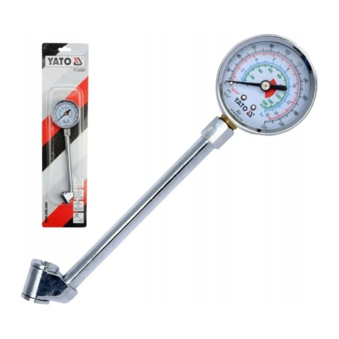 Манометр для грузовых автомобилей YATO YT-24301
