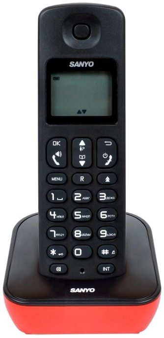 Радиотелефон Sanyo RA-SD53RUR, красный и черный