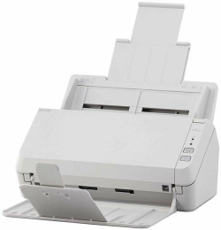 Сканер Ricoh scanner SP-1120N Офисный сканер, 20 стр/мин, 40 изобр/мин, А4, двустороннее устройство АПД, USB 3.2, Gigabit Ethernet, светодиодная подсветка Замена Fujitsu PA03708-B001 SP-1120 (PA03811-B001_)