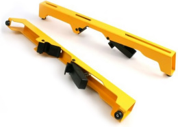 Кронштейн монтажный DeWalt DE7030-XJ универсальный, длина: 550мм, материал: латунь, в комплекте 2шт, для пиления, совместим с различными моделями торцовочных пил, значительно увеличивает рабочий диапазон инструмента