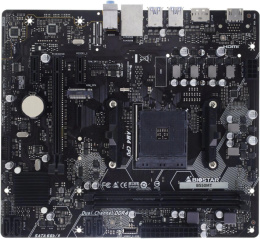 Материнская плата BIOSTAR B550MT Soc-AM4 B550 PCI-E HDMI+DP GbLAN SATA MicroATX 2DDR4 RTL