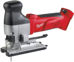 Лобзик Milwaukee HD18 JSB-0 4933417845 грибообразная рукоятка, питание: аккумулятор 18 В , глубина пропила: 120 мм дерево , 10 мм сталь , ход пилки: 26 мм, 2700 об/мин
