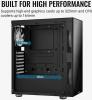 Корпус ATX Aerocool Python-G-BK-v1, Midi-Tower, без БП, черный