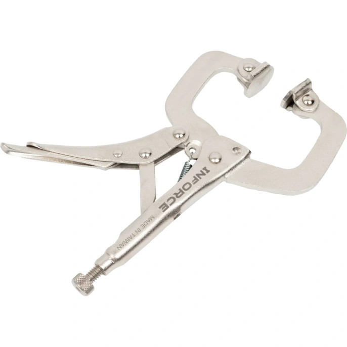 Ручные тиски Inforce глубокого захвата 6" 06-03-50