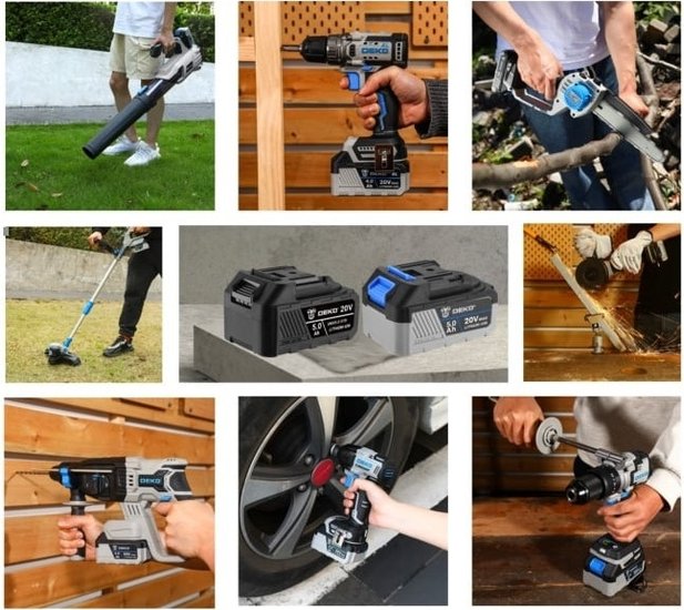 Пила цепная аккумуляторная бесщеточная DEKO DKCHS 20V, 20В, 1x4.0Ач 063-4483-1