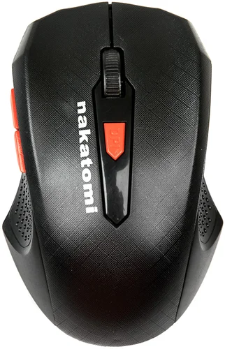 Мышь MRON-07U BLACK Nakatomi Navigator RF 2.4G Optical - 6 кнопок ролик прокрутки, USB, черная