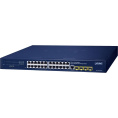 Коммутатор PLANET GS-4210-24T4S IPv4/IPv6, 24-Port 10/100/1000T + 4-Port 100/1000X SFP L2/L4 SNMP Manageable Gigabit Ethernet Switch supports ERPS Ring, CloudViewer app, MQTT and Cybersecurity feature