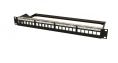 Модульная патч-панель 19" 24 порта Keystone UTP Hyperline PPBL6-19-24-RM неэкранированная