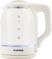 Чайник электрический StarWind SKG1056, 1.8л, стекло
