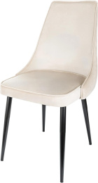 Стул для дома Бюрократ CH-K4 бежевый Holland 06 металл черный на ножках CH-K4_1/HL07
