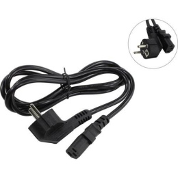 Кабель питания ExeGate Special PC-1.8S-Schuko У - C13/3x0.5 Евровилка угловая Schuko- C13, 3*0.5mm2, CCA, черный, 1.8м ES280999RUS
