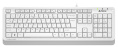 Клавиатура A4TECH Fstyler FKS10, USB, мембранная, белый/серый [fks10 white]