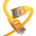 GCR Патч-корд прямой 1.0m LSZH UTP кат.6, желтый, 24 AWG, литой без фиксатора, ethernet high speed, RJ45, T568B GCR-52787