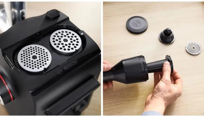 Мясорубка Bosch MFWS440B,  черный