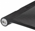 Подставка для ноутбука Buro BU-LCP170-B214, 17", 398х300х29 мм, 2хUSB, вентиляторы 2 х 140 мм, 926г, черный