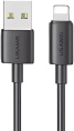 Кабель Usams SJ709 Lightning 2.4A Fast Charging Data Cable - YD Series 1m Черный (SJ709USB01)