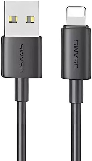 Кабель Usams SJ709 Lightning 2.4A Fast Charging Data Cable - YD Series 1m Черный (SJ709USB01)