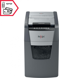 Уничтожитель бумаг Rexel Optimum AutoFeed 150M, с автоподачей, P-5, 2х15 мм, 150 лист. одновременно, 44л [2020150meu]