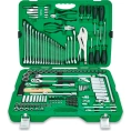 Набор инструментов TOPTUL в чемодане, 1/4" и 1/2" 6-гр. 150 предметов, GCAI150R