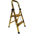 Стремянка алюминиевая LWI "Комфорт" 2 ступени, GOLD LWI-К02GOLD
