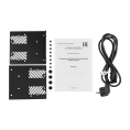Управляемый USB over IP концентратор DistKontrolUSB-64 с 64 портами USB с 2 блоками питания, Ethernet 2 x 10/100/1000 Mb/ Защитный модуль с замком