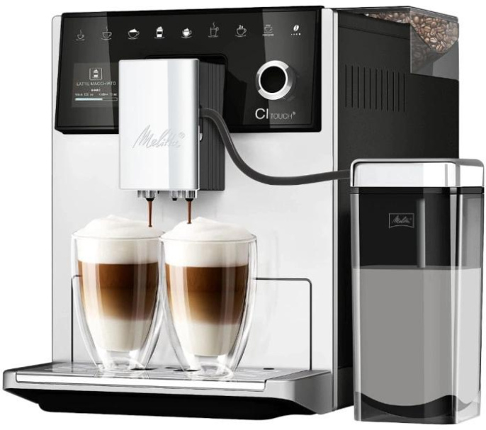 Кофемашина Melitta F630-111 1400Вт серебристый
